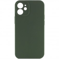 Чохол Silicone Case Full Camera Protective (AA) NO LOGO для Apple iPhone 12 (6.1")  Зелений / Cyprus Green - 00000070224_23