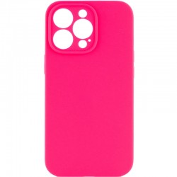 Чохол Silicone Case Full Camera Protective (AA) NO LOGO для Apple iPhone 13 Pro Max (6.7")  Рожевий / Barbie pink - 00000070229_17