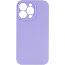Чохол Silicone Case Full Camera Protective (AA) NO LOGO для Apple iPhone 15 Pro Max (6.7")  Бузковий / Dasheen - 00000070236_27