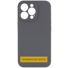 Чохол Silicone Case Full Camera Protective (AA) NO LOGO для Apple iPhone 16 (6.1")  Сірий / Dark Gray - 00000074950_21
