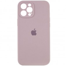 Чохол Silicone Case Full Camera Protective (AA) для Apple iPhone 12 Pro Max (6.7")  Сірий / Lavender - 00000042253_21