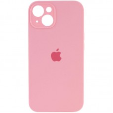 Чохол Silicone Case Full Camera Protective (AA) для Apple iPhone 13 (6.1")  Рожевий / Light pink - 00000050657_14