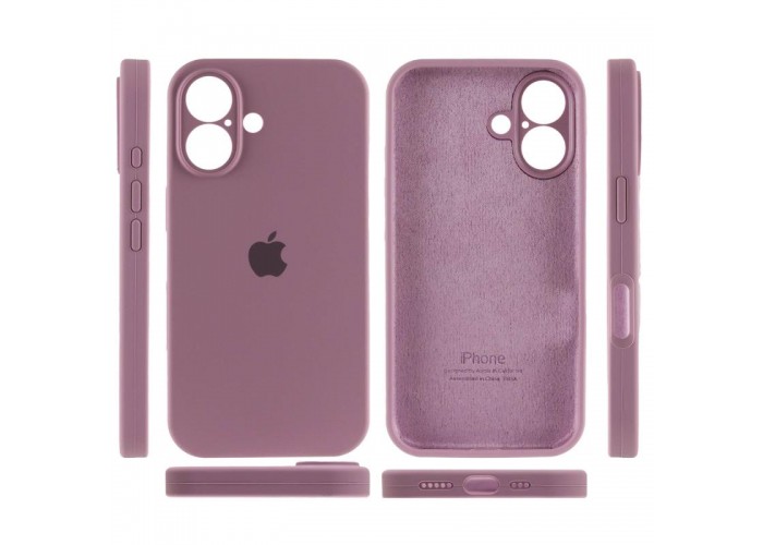 Чохол Silicone Case Full Camera Protective (AA) для Apple iPhone 16 Plus (6.7