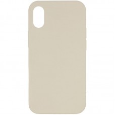 Чохол Silicone Case Full Protective (AA) NO LOGO для Apple iPhone XS Max (6.5")  Бежевий / Antique White - 00000072443_2