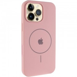 Чохол Silicone Case Full Protective (AA) V2 with MagSafe для Apple iPhone 16 Pro (6.3")  Рожевий / Pink Sand - 00000080663_8