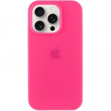 Чохол Silicone Case Full Protective (AA) для Apple iPhone 15 Pro Max (6.7")  Рожевий / Barbie pink - 00000065420_73