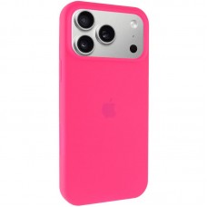 Чохол Silicone Case Full Protective (AA) для Apple iPhone 17 Pro (6.3")  Рожевий / Barbie pink - 00000081610_28