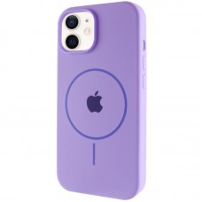 Чохол Silicone Case Full Protective (AA) with MagSafe для Apple iPhone 11 (6.1")  Бузковий / Dasheen - 00000076423_16