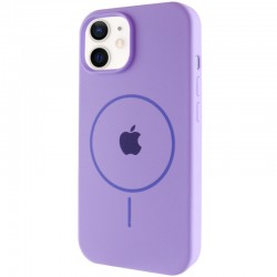 Чохол Silicone Case Full Protective (AA) with MagSafe для Apple iPhone 11 (6.1")  Бузковий / Dasheen - 00000076423_16