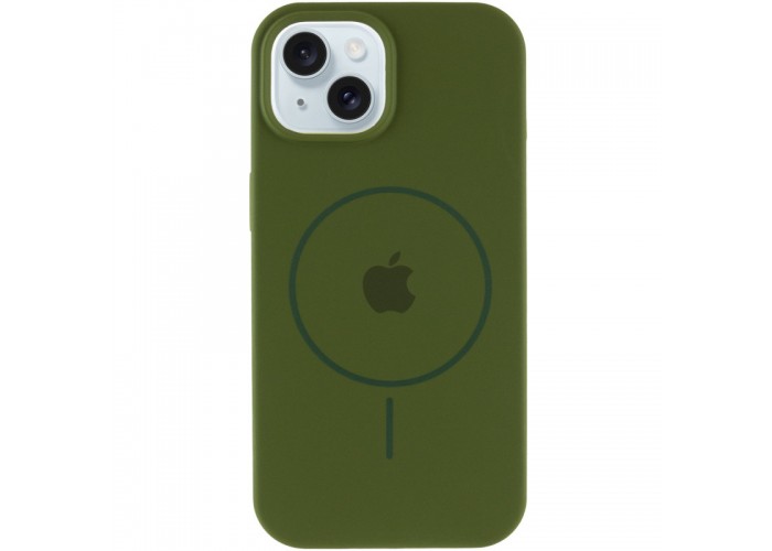 Чохол Silicone Case Full Protective (AA) with MagSafe для Apple iPhone 15 (6.1