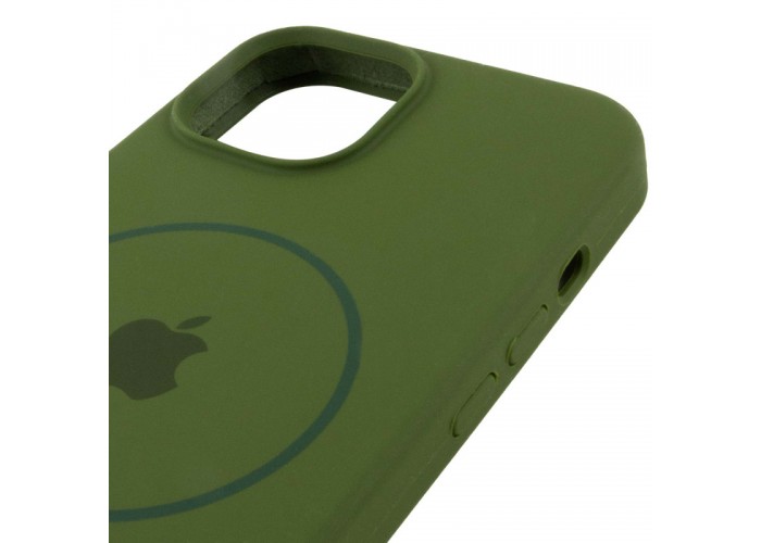 Чохол Silicone Case Full Protective (AA) with MagSafe для Apple iPhone 15 (6.1