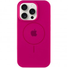 Чохол Silicone Case Full Protective (AA) with MagSafe для Apple iPhone 16 Pro Max (6.9")  Малиновий / Dragon Fruit - 00000076441_15
