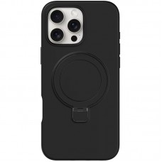 Чохол Silicone Case Full Protective NO LOGO with Ring для Apple iPhone 16 Pro (6.3")  Black - 00000078488_1