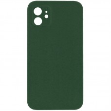 Чохол Silicone Case Square Full Camera Protective (AA) NOLOGO для Apple iPhone 11 (6.1")  Зелений / Army green - 00000072154_8