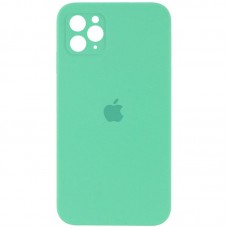 Чохол Silicone Case Square Full Camera Protective (AA) для Apple iPhone 11 Pro (5.8")  Зелений / Spearmint - 00000040235_11