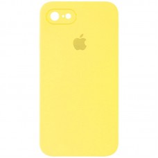 Чохол Silicone Case Square Full Camera Protective (AA) для Apple iPhone 7/8/SE (2020) (4.7")  Жовтий / Yellow - 00000040229_7