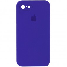 Чохол Silicone Case Square Full Camera Protective (AA) для Apple iPhone 7/8/SE (2020) (4.7")  Фіолетовий / Ultra Violet - 00000040229_34