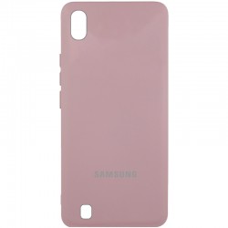 Чохол Silicone Cover Lakshmi (AAA) with Logo для Samsung Galaxy A10 (A105F)  Рожевий / Pink Sand - 00000085726_9