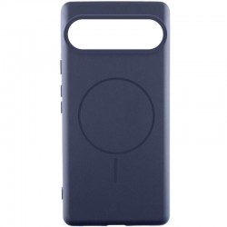 Чохол Silicone Cover Lakshmi (AA) with Magnetic Fit для Google Pixel 9 / 9 Pro  Темно-синій / Midnight blue - 00000079018_9