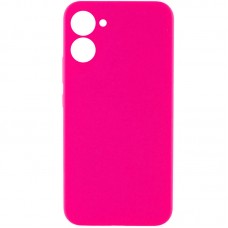 Чохол Silicone Cover Lakshmi Full Camera (AAA) для Realme C33  Рожевий / Barbie pink - 00000066991_7