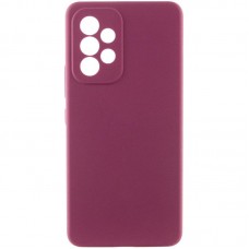 Чохол Silicone Cover Lakshmi Full Camera (AAA) для Samsung Galaxy A32 4G  Бордовий / Plum - 00000064733_1