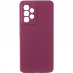 Чохол Silicone Cover Lakshmi Full Camera (AAA) для Samsung Galaxy A32 4G  Бордовий / Plum - 00000064733_1