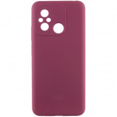 Чохол Silicone Cover Lakshmi Full Camera (AAA) для Xiaomi Redmi 12C  Бордовий / Plum - 00000064728_1