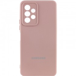 Чохол Silicone Cover Lakshmi Full Camera (AAA) with Logo для Samsung Galaxy A23 4G  Рожевий / Pink Sand - 00000085604_6