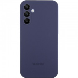 Чохол Silicone Cover Lakshmi Full Camera (AAA) with Logo для Samsung Galaxy S25 FE  Темно-синій / Midnight blue - 00000082718_12