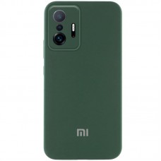 Чохол Silicone Cover Lakshmi Full Camera (AAA) with Logo для Xiaomi 11T / 11T Pro  Зелений / Cyprus Green - 00000081502_4