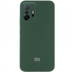Чохол Silicone Cover Lakshmi Full Camera (AAA) with Logo для Xiaomi 11T / 11T Pro  Зелений / Cyprus Green - 00000081502_4