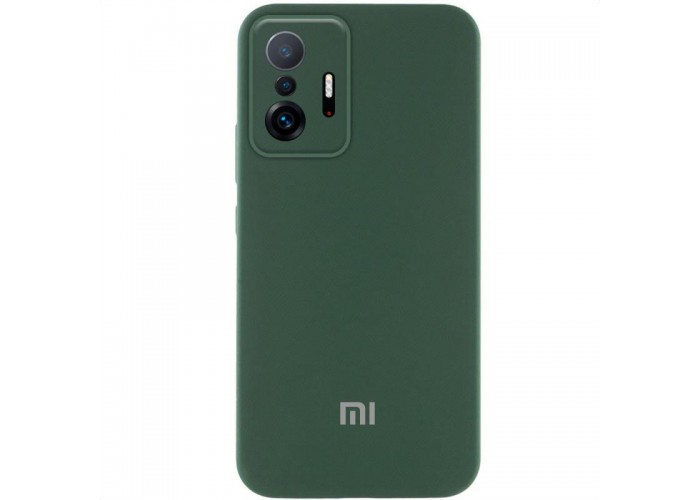 Чохол Silicone Cover Lakshmi Full Camera (AAA) with Logo для Xiaomi 11T / 11T Pro