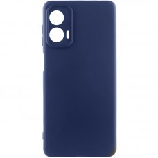 Чохол Silicone Cover Lakshmi Full Camera (AA) для Motorola Moto G24  Синій / Midnight Blue - 00000072630_11