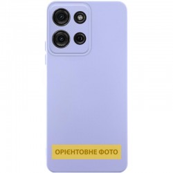 Чохол Silicone Cover Lakshmi Full Camera (AA) для Motorola Moto G35  Бузковий / Dasheen - 00000080386_2