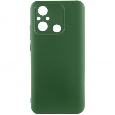 Чохол Silicone Cover Lakshmi Full Camera (AA) для Xiaomi Redmi 12C / Poco C55  Зелений / Dark green - 00000072918_4