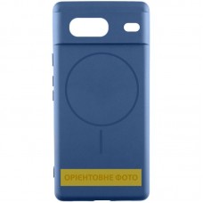 Чохол Silicone Cover Lakshmi Full Camera (AA) with MagFit для Google Pixel 9a  Синій / Navy blue - 00000080422_5