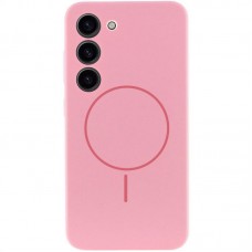 Чохол Silicone Cover Lakshmi Full Camera (AA) with MagFit для Samsung Galaxy S23  Рожевий / Light pink - 00000078233_4
