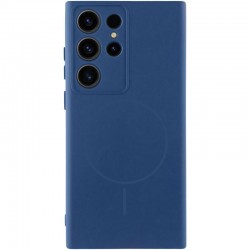 Чохол Silicone Cover Lakshmi Full Camera (AA) with MagFit для Samsung Galaxy S23 Ultra  Синій / Navy blue - 00000078235_5