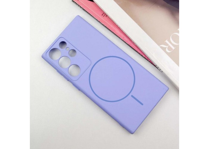 Чохол Silicone Cover Lakshmi Full Camera (AA) with MagFit для Samsung Galaxy S23 Ultra