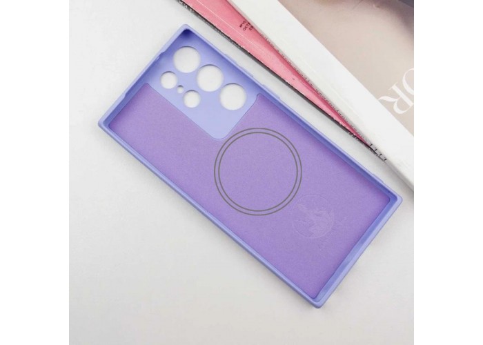 Чохол Silicone Cover Lakshmi Full Camera (AA) with MagFit для Samsung Galaxy S23 Ultra