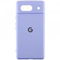 Чохол Silicone Cover Lakshmi Full Camera (AA) with logo для Google Pixel 7  Бузковий / Dasheen - 00000078165_6