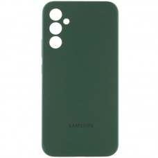 Чохол Silicone Cover Lakshmi Full Camera (AA) with logo для Samsung Galaxy A56 5G  Зелений / Dark green - 00000078709_2