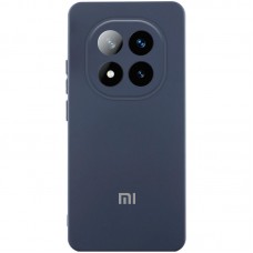 Чохол Silicone Cover Lakshmi Full Camera (AA) with logo для Xiaomi Poco X7  Синій / Midnight Blue - 00000078949_12