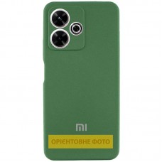 Чохол Silicone Cover Lakshmi Full Camera (AA) with logo для Xiaomi Redmi Note 14S  Зелений / Dark green - 00000078981_2
