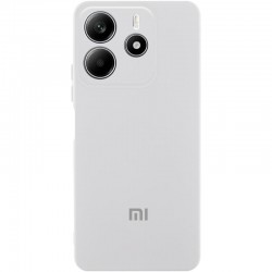 Чохол Silicone Cover Lakshmi Full Camera (AA) with logo для Xiaomi Redmi Note 14 4G (Europe version)  Білий / White - 00000078980_1