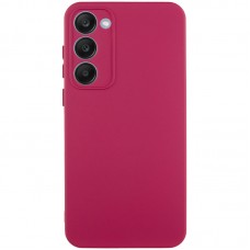 Чохол Silicone Cover Lakshmi Full Camera (A) для Samsung Galaxy S23  Бордовий / Marsala - 00000059078_1