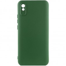 Чохол Silicone Cover Lakshmi Full Camera (A) для Xiaomi Redmi 9A  Зелений / Dark green - 00000054540_3