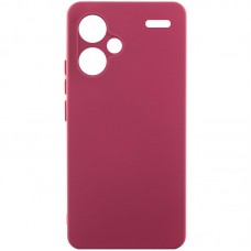 Чохол Silicone Cover Lakshmi Full Camera (A) для Xiaomi Redmi Note 13 Pro+  Бордовий / Marsala - 00000068727_1