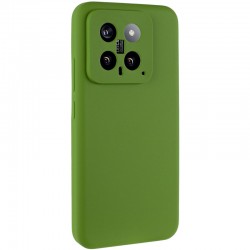 Чохол Silicone Cover Ummi Lakshmi Full Camera (AA) для Xiaomi 14  Зелений / Dark green - 00000086301_3