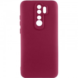 Чохол Silicone Cover Ummi Lakshmi Full Camera (AA) для Xiaomi Redmi Note 8 Pro  Бордовий / Marsala - 00000081127_2